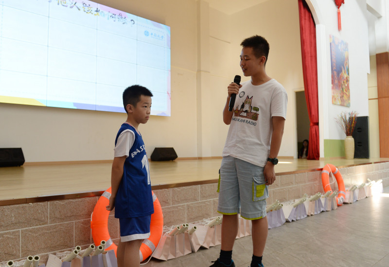 “防溺水大篷车”来到浏阳河畔