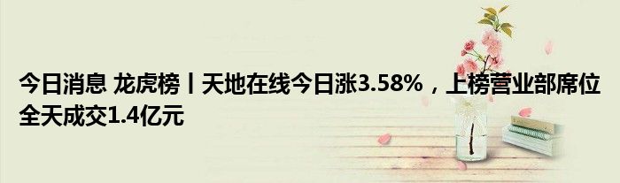 龙虎榜丨0.47亿元资金抢筹长药控股，机构狂买华铭智能（名单）