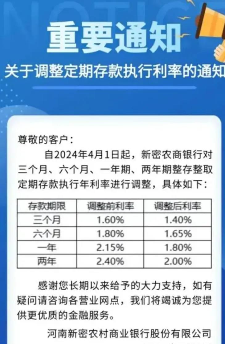 六大商业银行下调存款利率稳息差