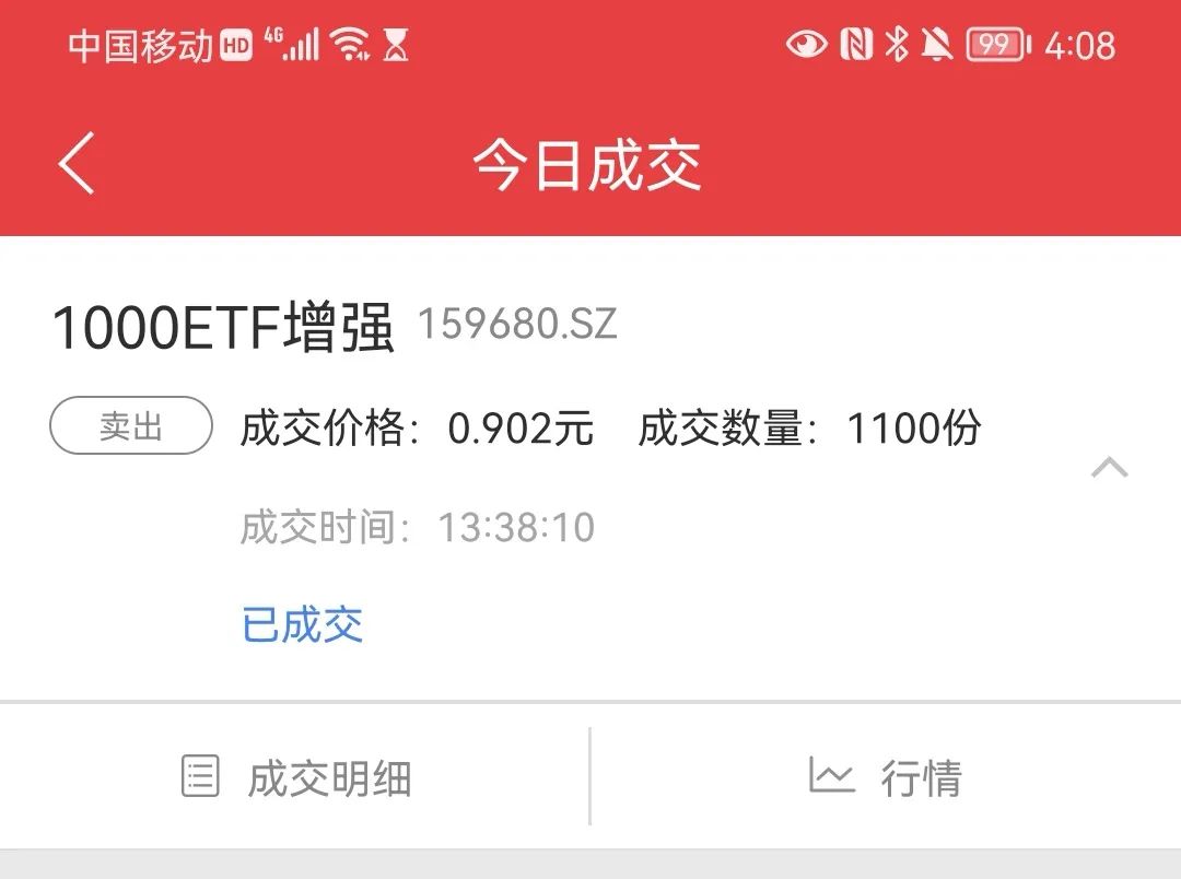 银华中证1000增强策略ETF预警清盘